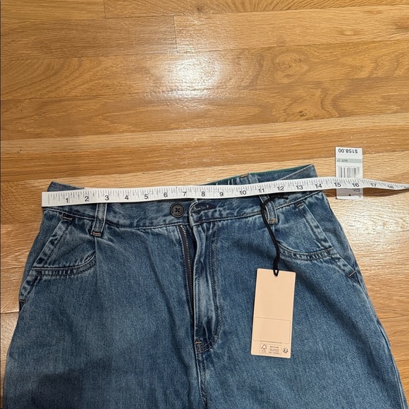 NWT SCOTCH & SODA Wide-Leg Blue Denim Jeans - size 4/27 - Picture 8 of 9